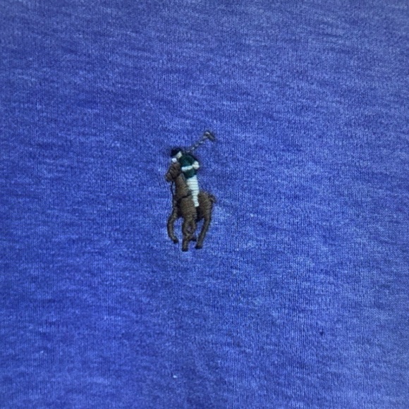 Polo by Ralph Lauren Men's Purple Polo Shirt - Picture 2 of 3